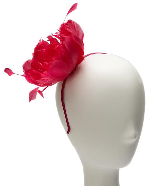 Bellissima Millinery Collection Womens Large Flower & Feather Fascinator Product Image