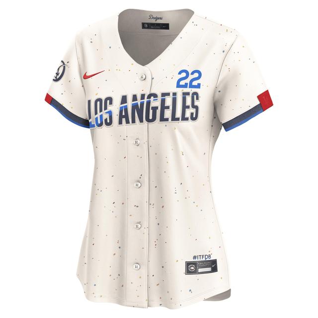 Clayton Kershaw Los Angeles Dodgers City Connect Nike Womens Dri-FIT ADV MLB Limited Jersey Product Image