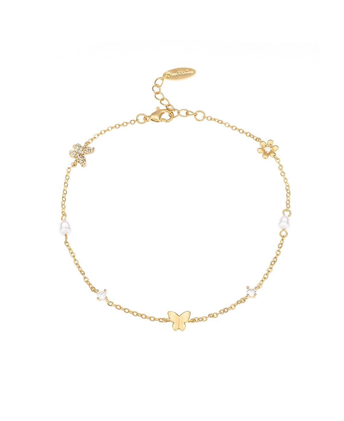 Ettika Butterfly Station Anklet Product Image