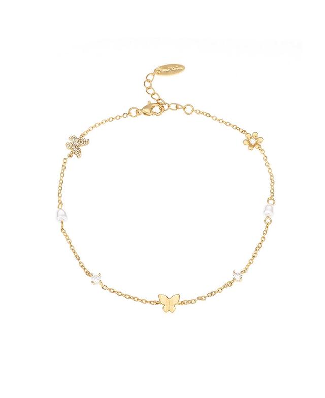 Ettika Butterfly Station Anklet Product Image