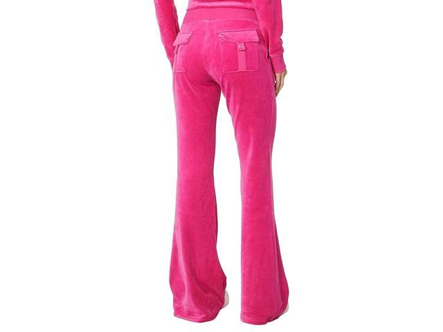 Juicy Couture Heritage Low Rise Snap Pocket Track Pants (Free Love) Women's Casual Pants Product Image