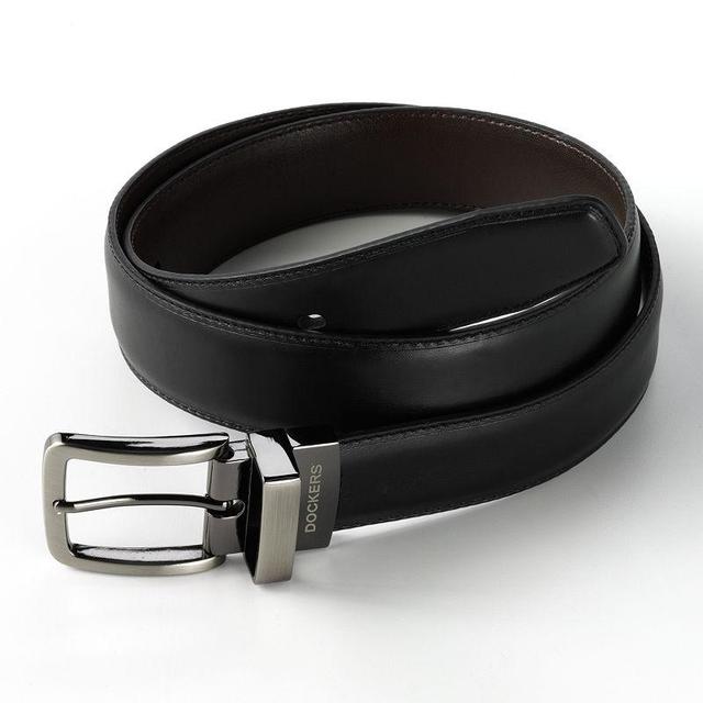 Mens Dockers Reversible Leather Belt Grey Product Image