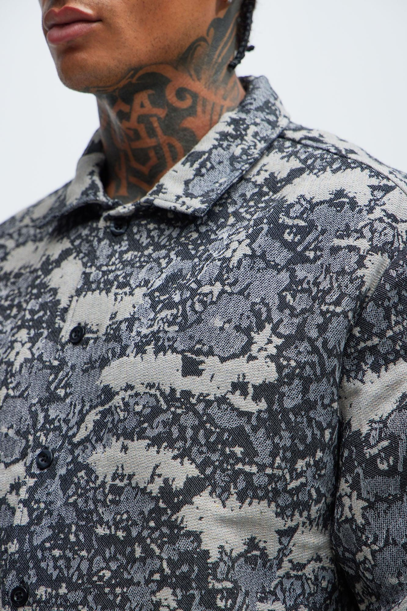 Deklan Textured Shirt - Black/combo Product Image