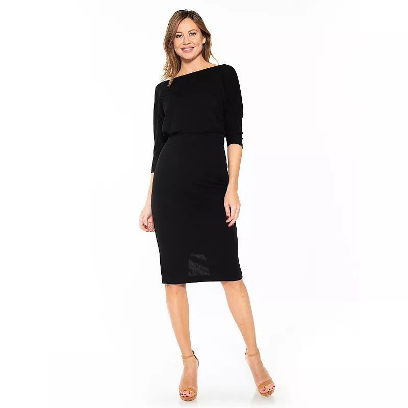 Alexia Admor Paris Boatneck Sheath Dress Product Image