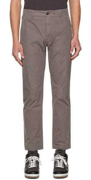 rag & bone Gray Cliffe Trousers Product Image