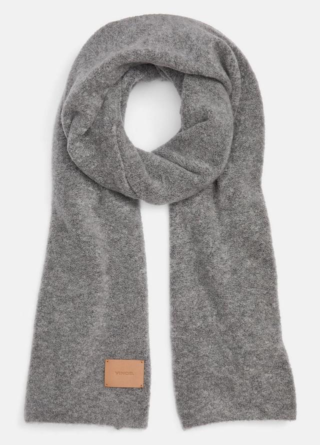 Merino Wool-Blend Bouclé Oversized Scarf Product Image