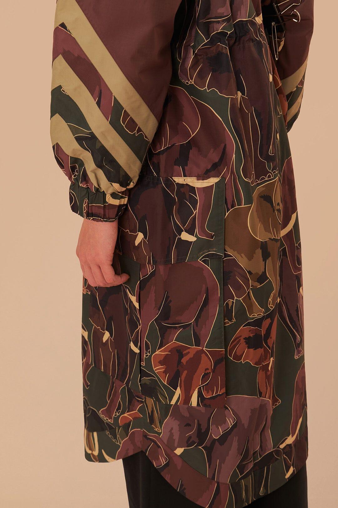 Elephants Maxi Raincoat Product Image