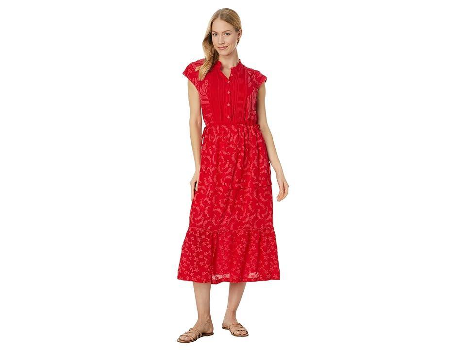 Johnny Was Vitaly Slip Dress (Rose Red) Women's Dress Product Image