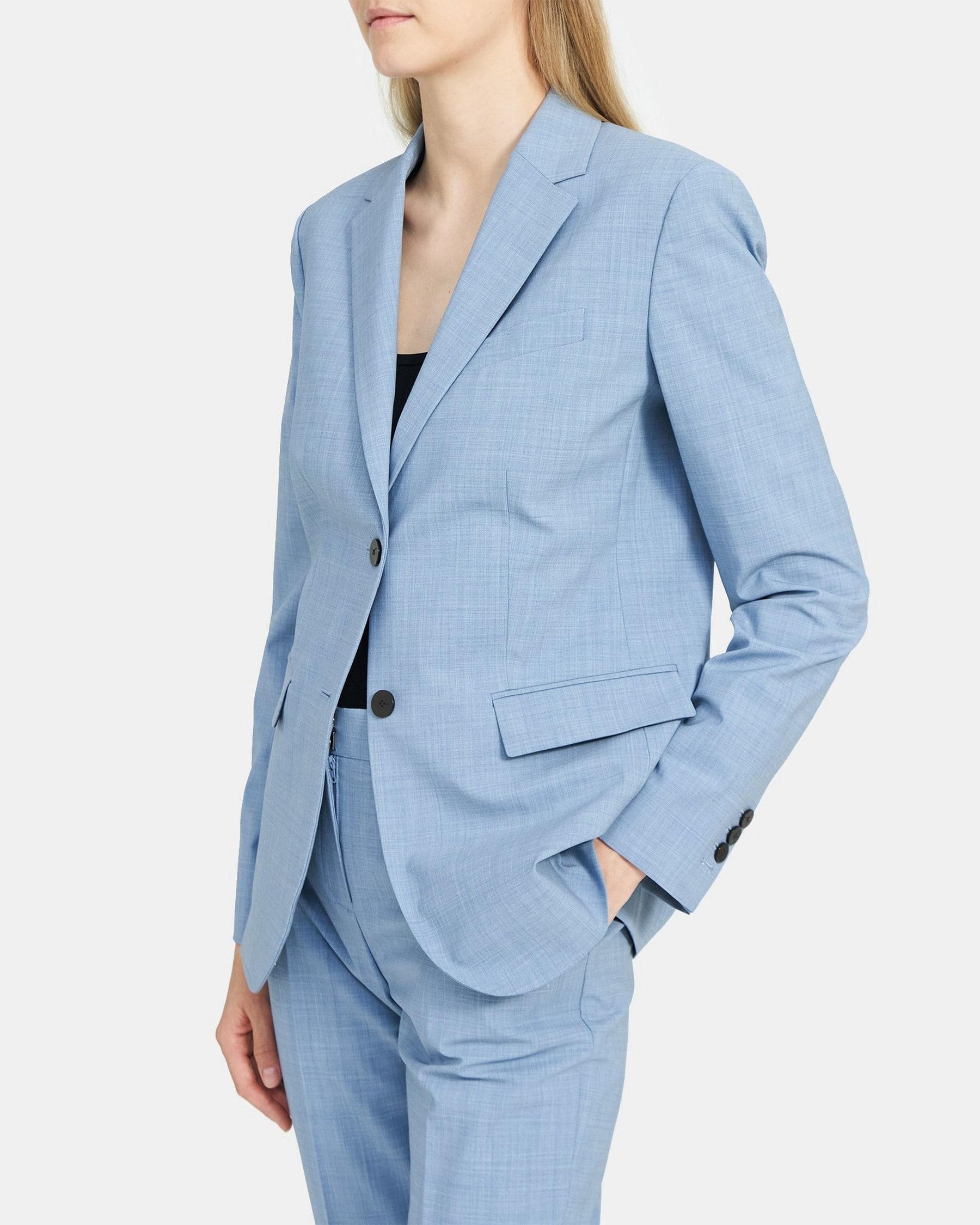 Classic Blazer in Stretch Wool Mélange Product Image