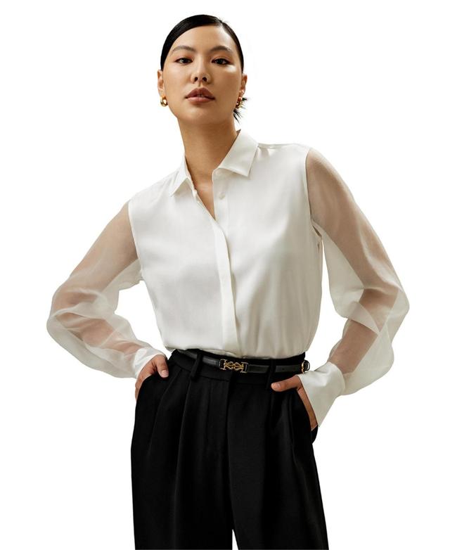 Lilysilk Womens Ethereal Silk Shirt Product Image