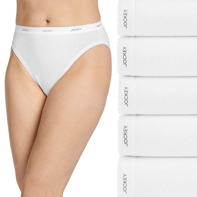 Womens Jockey Classic 5-Pack Cotton French-Cut Panty Set 1744 Product Image