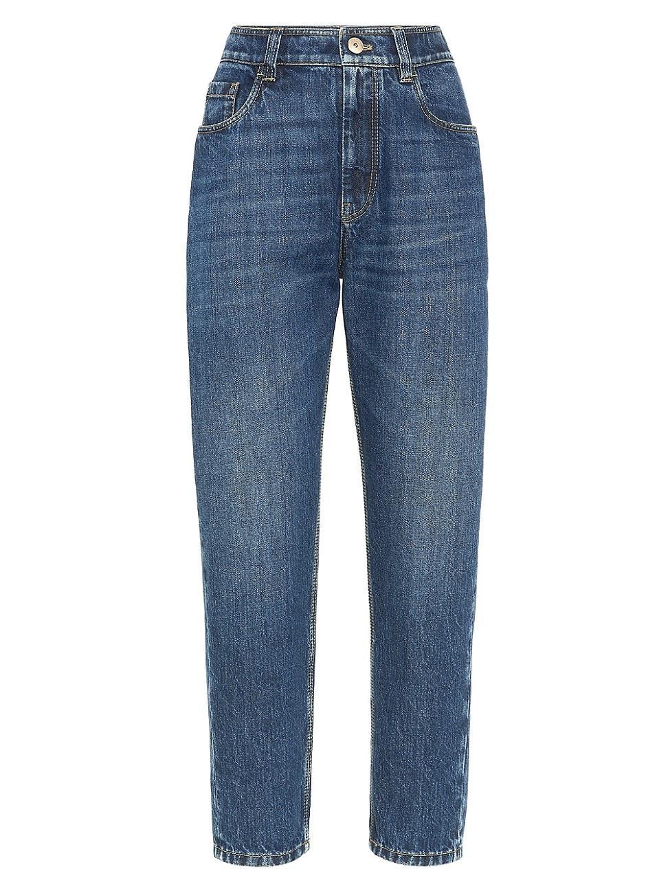 Womens Authentic Denim Baggy Trousers product image