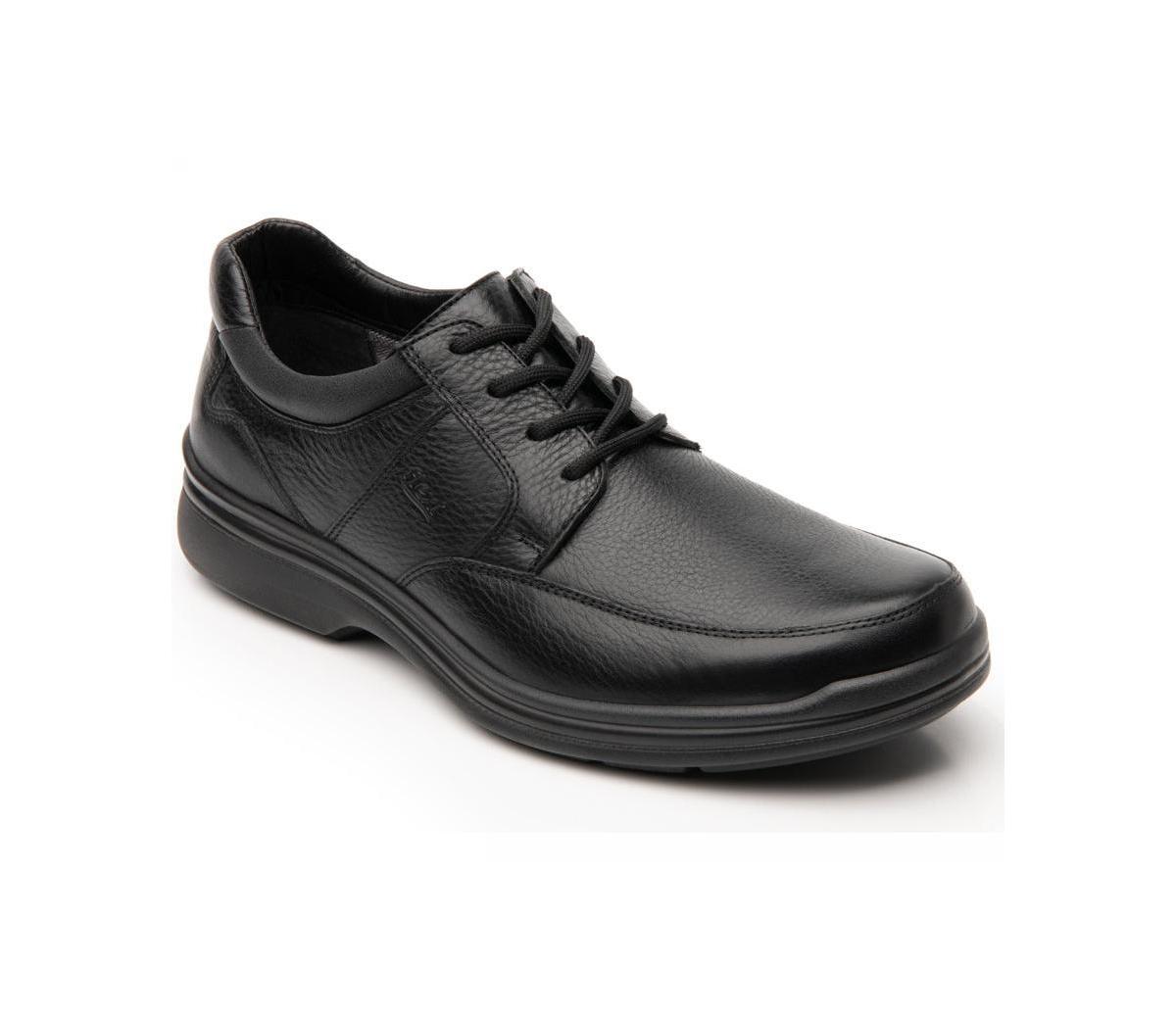 Flexi Mens Men s Black Leather Oxfords By Product Image