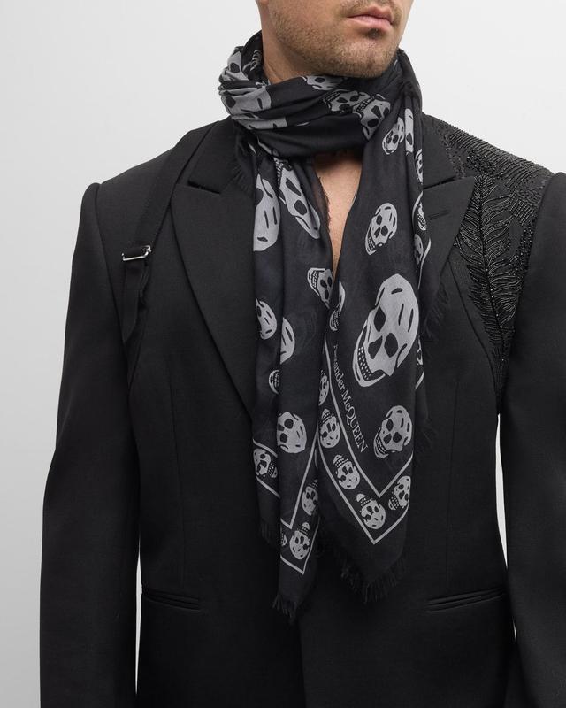 Alexander McQUEEN Classic Skull Scarf Product Image