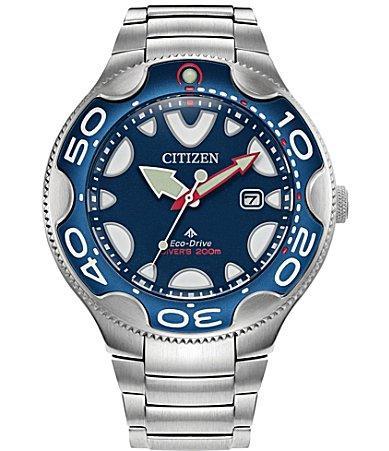 Citizen Mens Promaster Dive Orca Three Hand Black Strap Watch Product Image