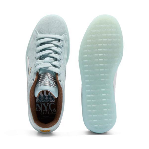 PUMA Suede NYC Women's Sneakers in Frosted Dew/White/Haute Coffee Product Image