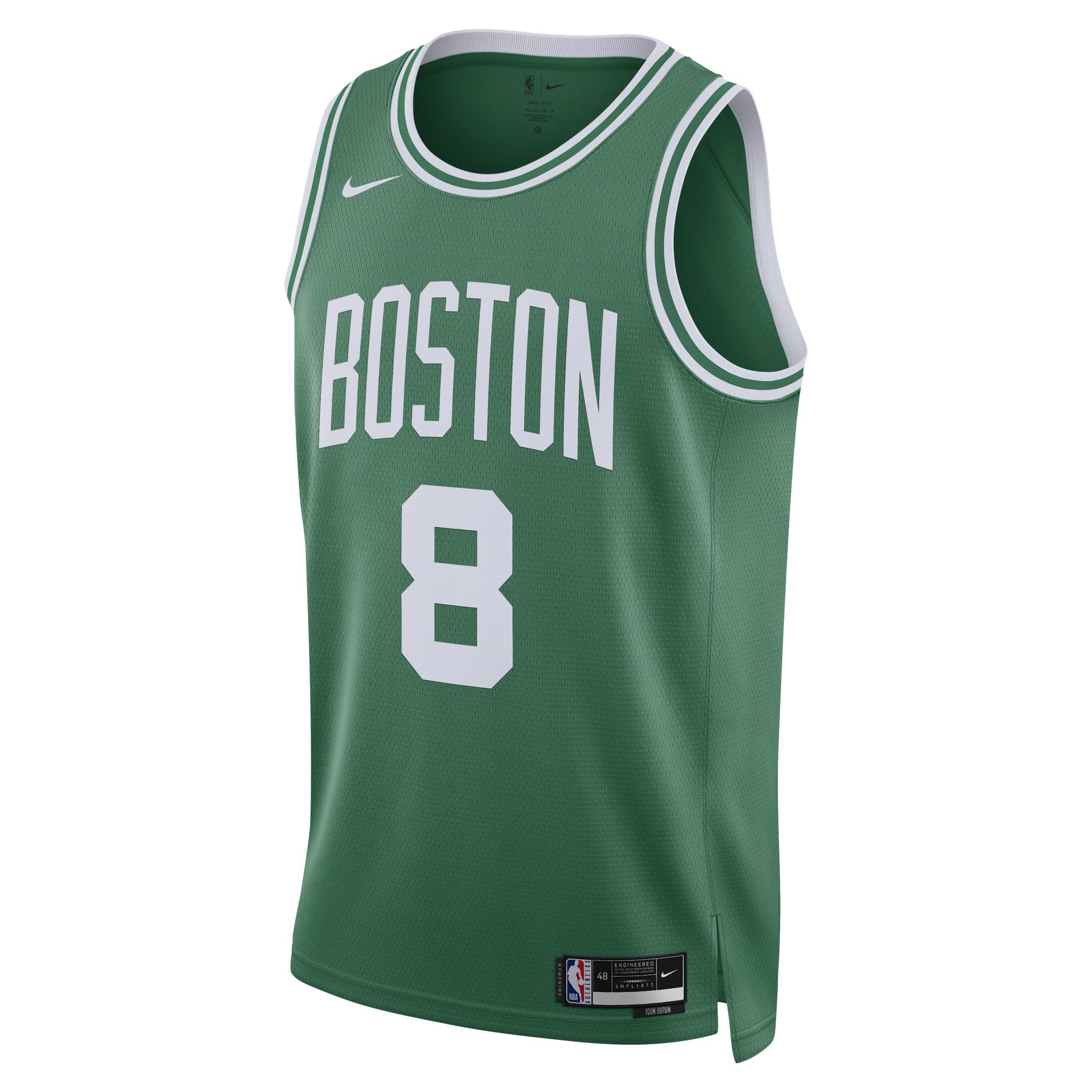 Unisex Nike Kristaps Porzingis Kelly Boston Celtics Swingman Jersey - Icon Edition, Adult Unisex Product Image