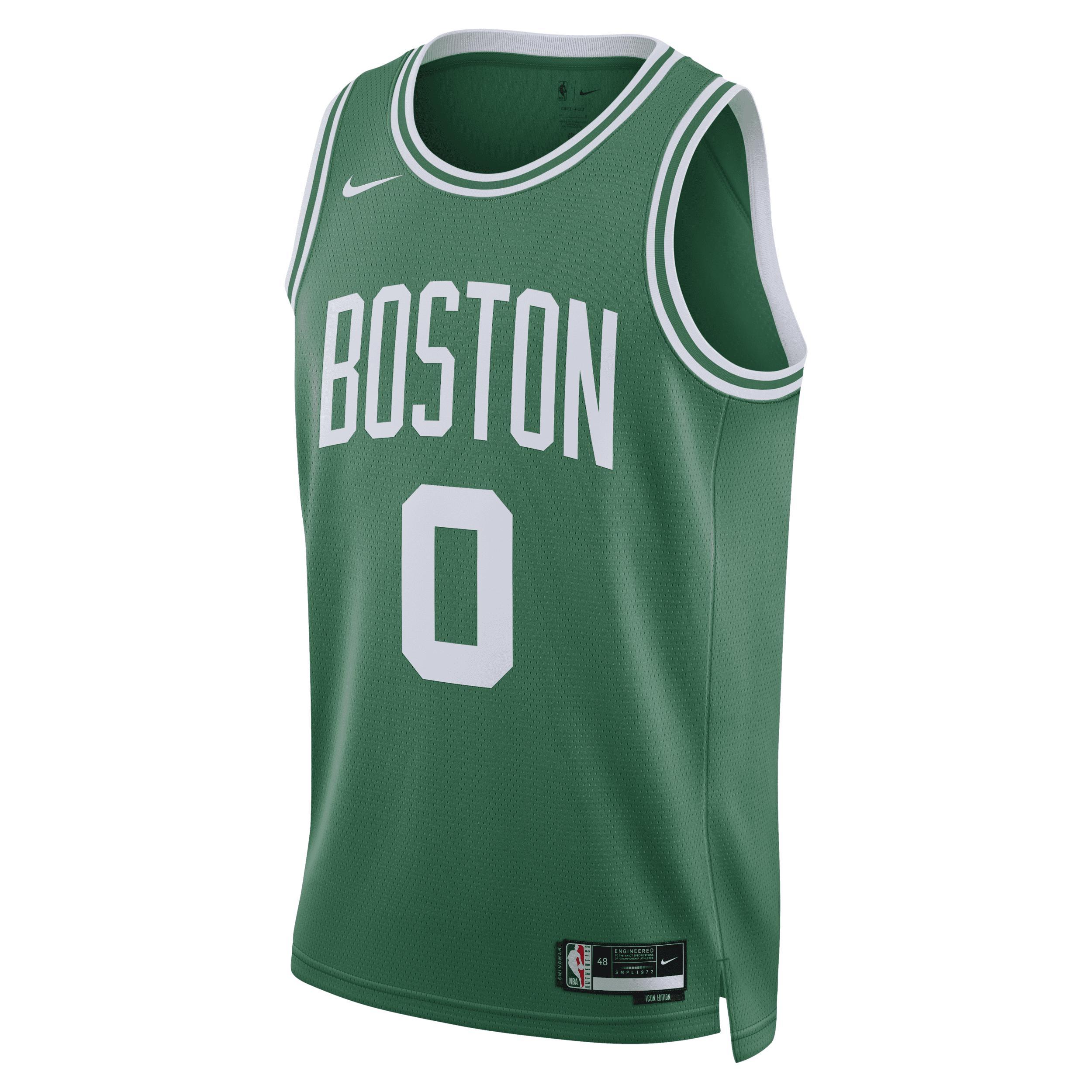 Unisex Nike Jayson Tatum Kelly Boston Celtics Swingman Jersey - Icon Edition, Mens Product Image