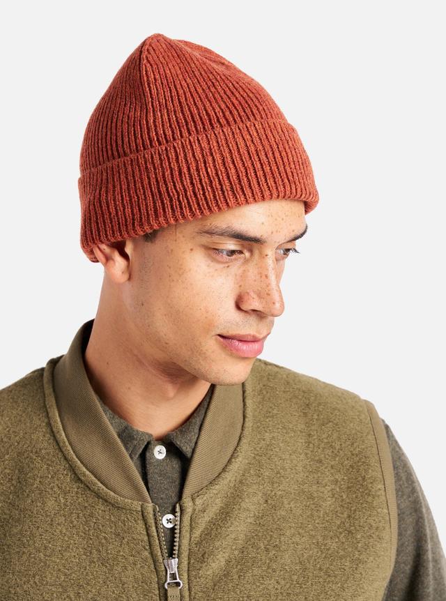 Universal Works Watch Cap in Orange Eco Wool Product Image