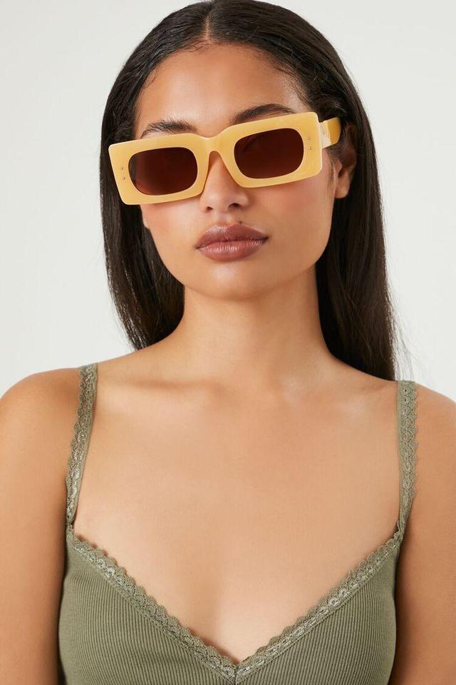 Rectangular Frame Sunglasses | Forever 21 Product Image