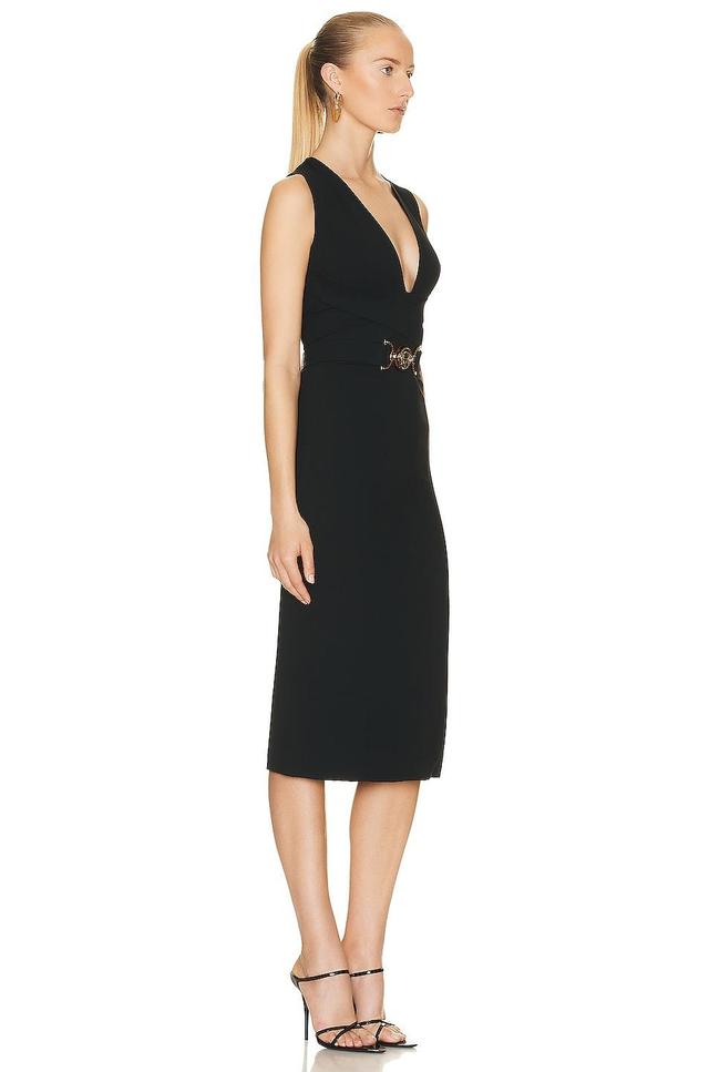 VERSACE Sable Dress in Black Product Image