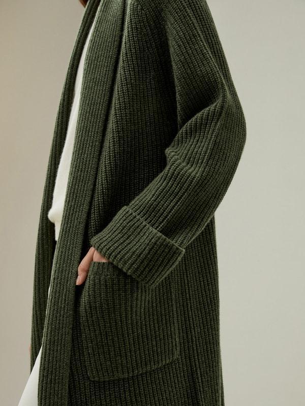 LILYSILK X LYDIA MILLEN 'Evergreen' Cardigan Product Image