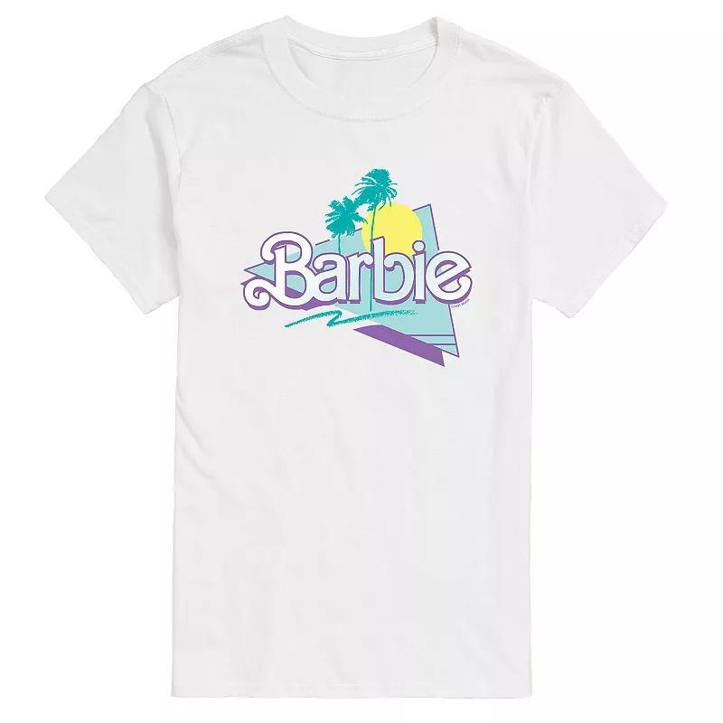 Big & Tall Barbie 90s Barbie Logo Graphic Tee, Mens Product Image