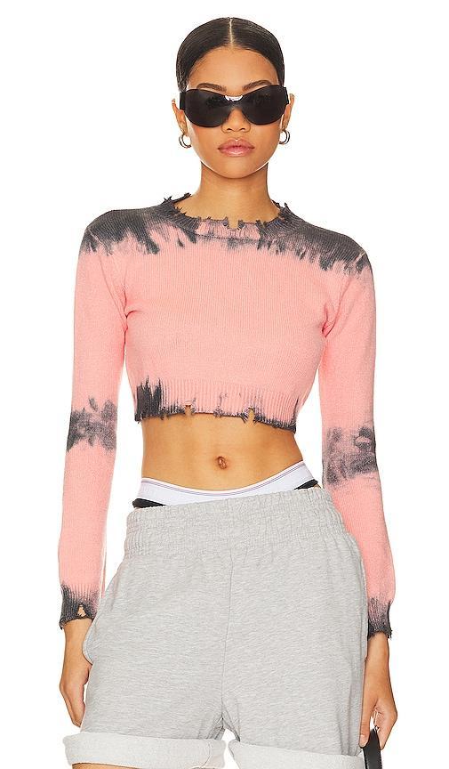 superdown Narelle Crop Sweater in Blue. Size XS. Product Image