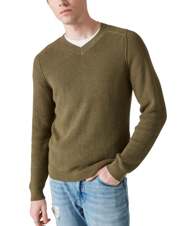 Lucky Brand Mens Cloud Soft V-Neck Sweater Product Image