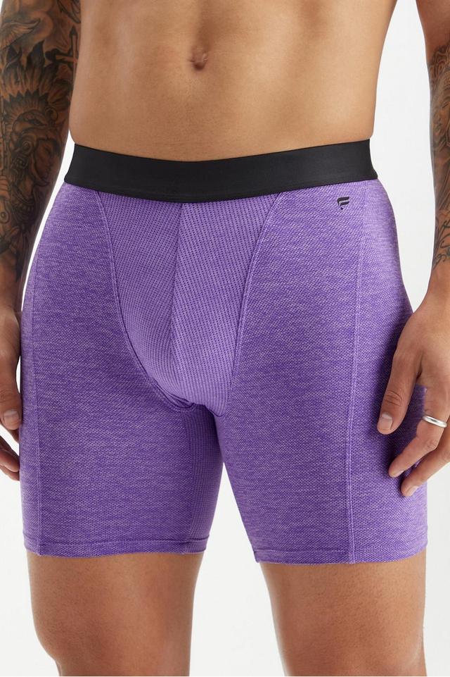 Fabletics Men The Blueprint Boxer Brief male Plum Royale Size L Product Image