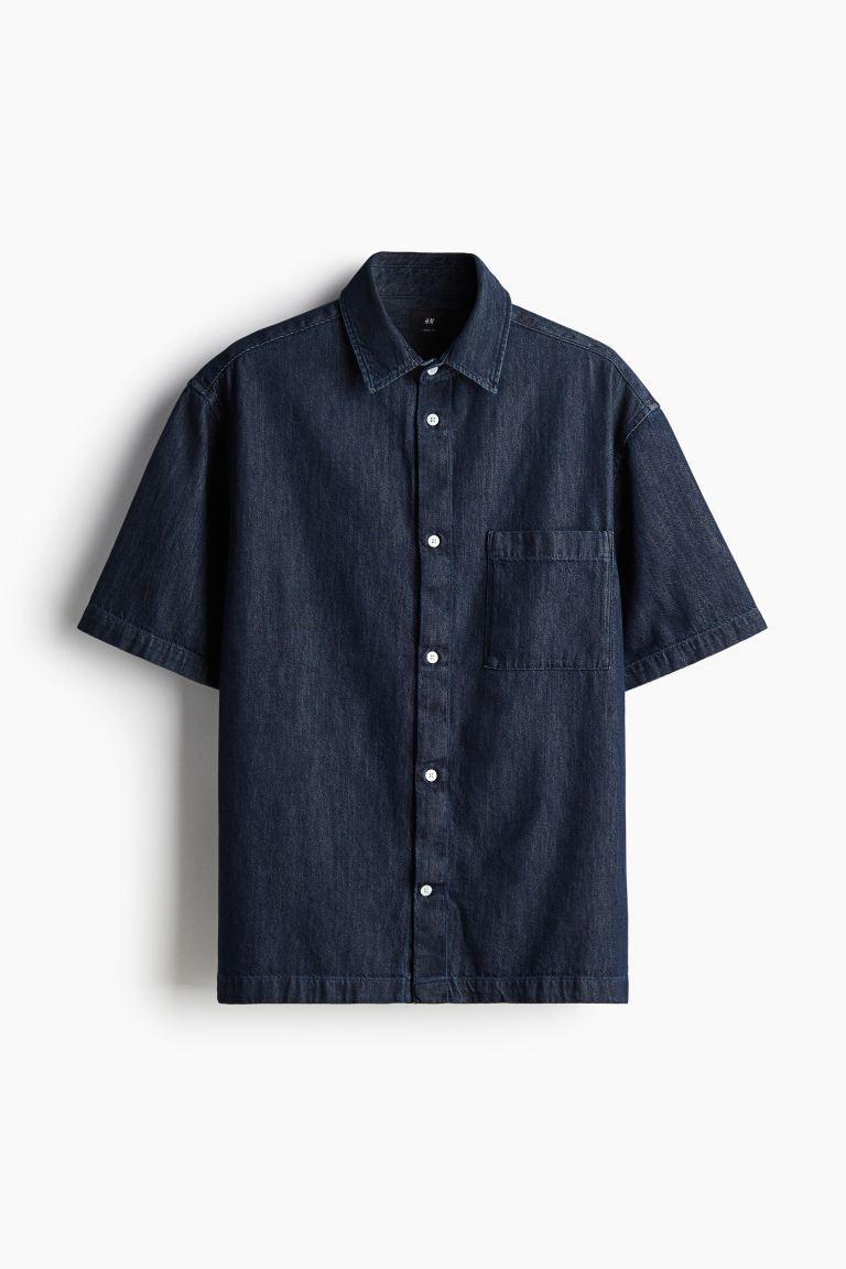 Loose-fit Denim Shirt Product Image