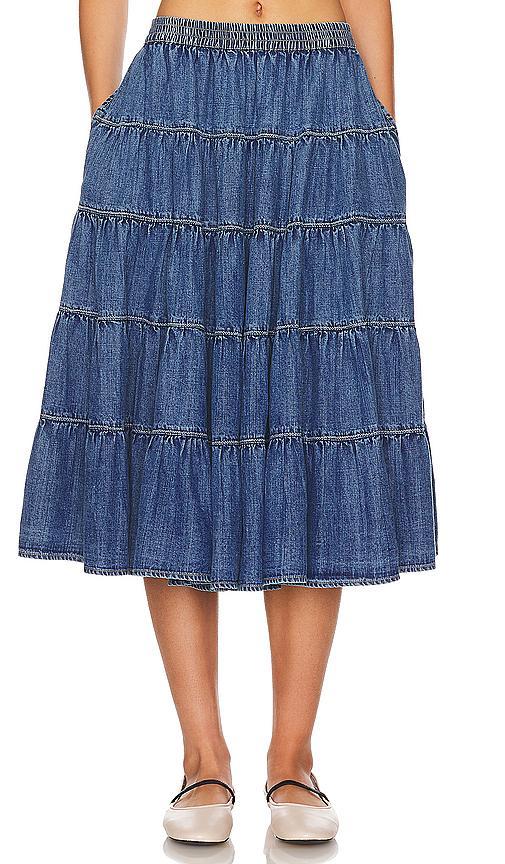 Full Swing Chambray Midi Product Image