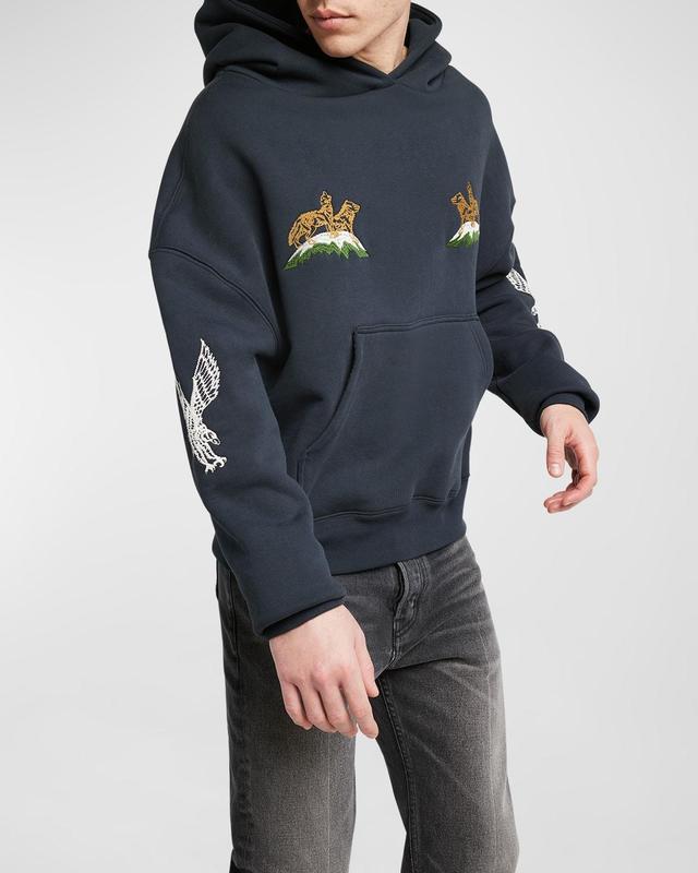 Mens Faded Terry Woodland Hills Hoodie Product Image