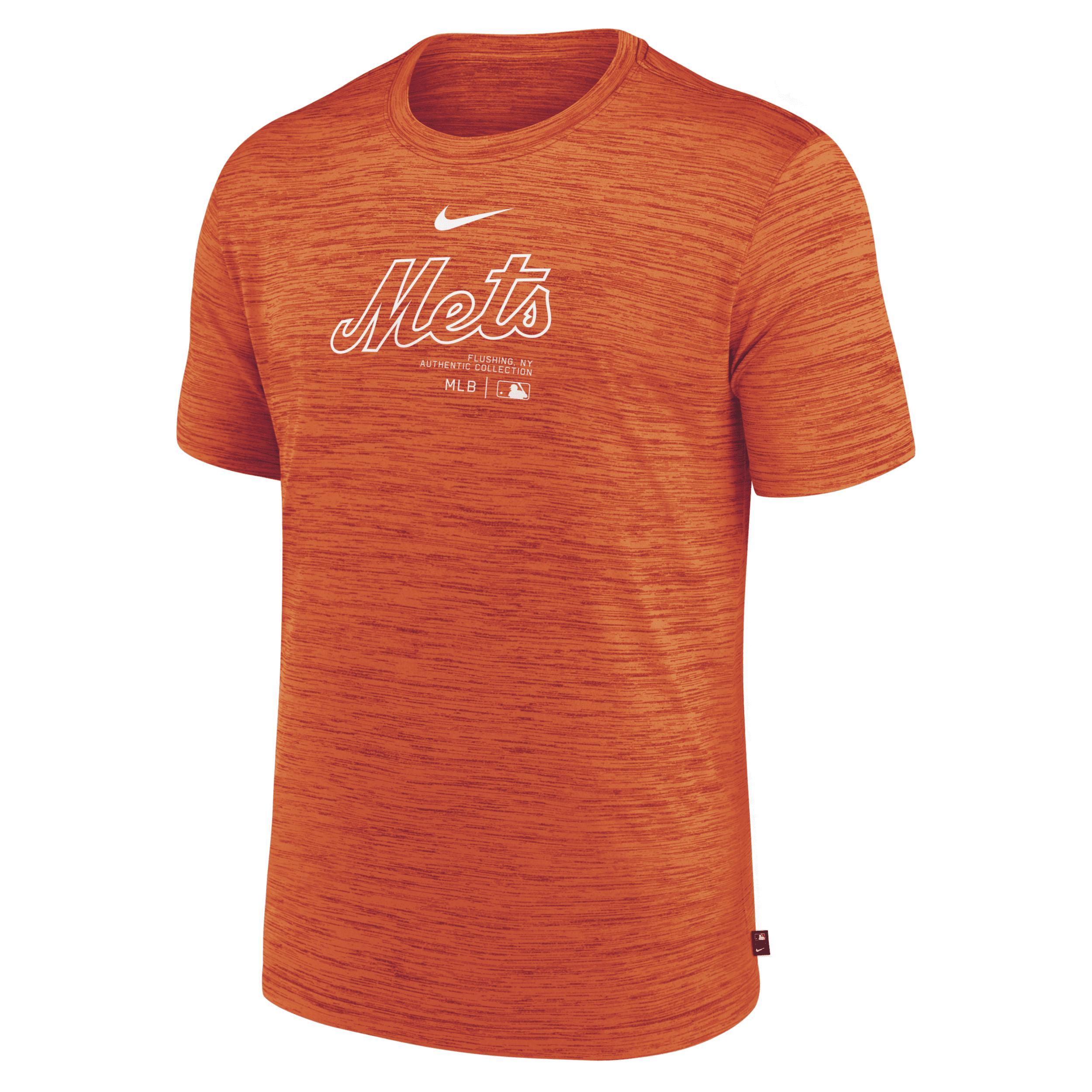 New York Mets Authentic Collection Practice Velocity Nike Mens Dri-FIT MLB T-Shirt Product Image