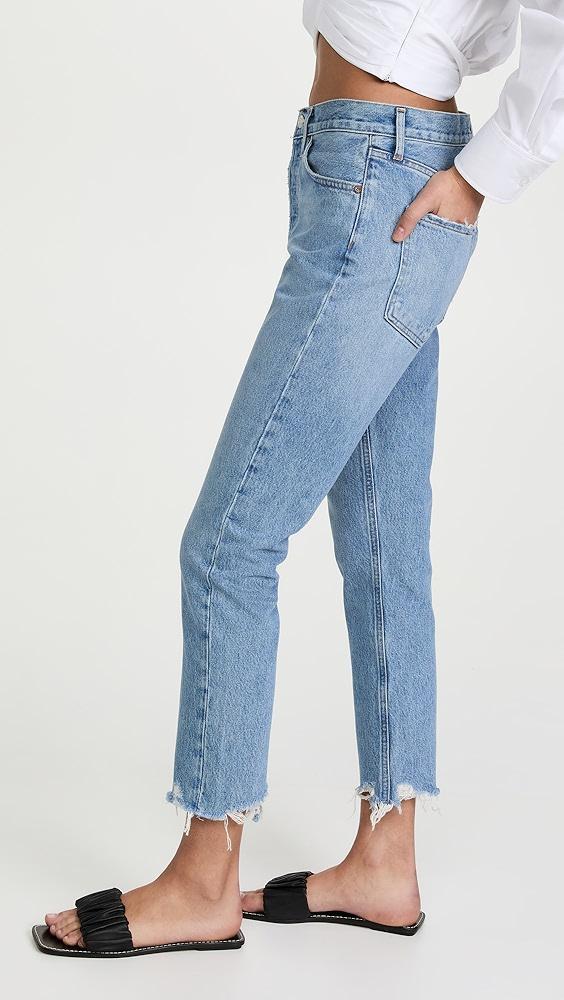 AGOLDE Riley High Rise Straight Crop Jeans | Shopbop Product Image