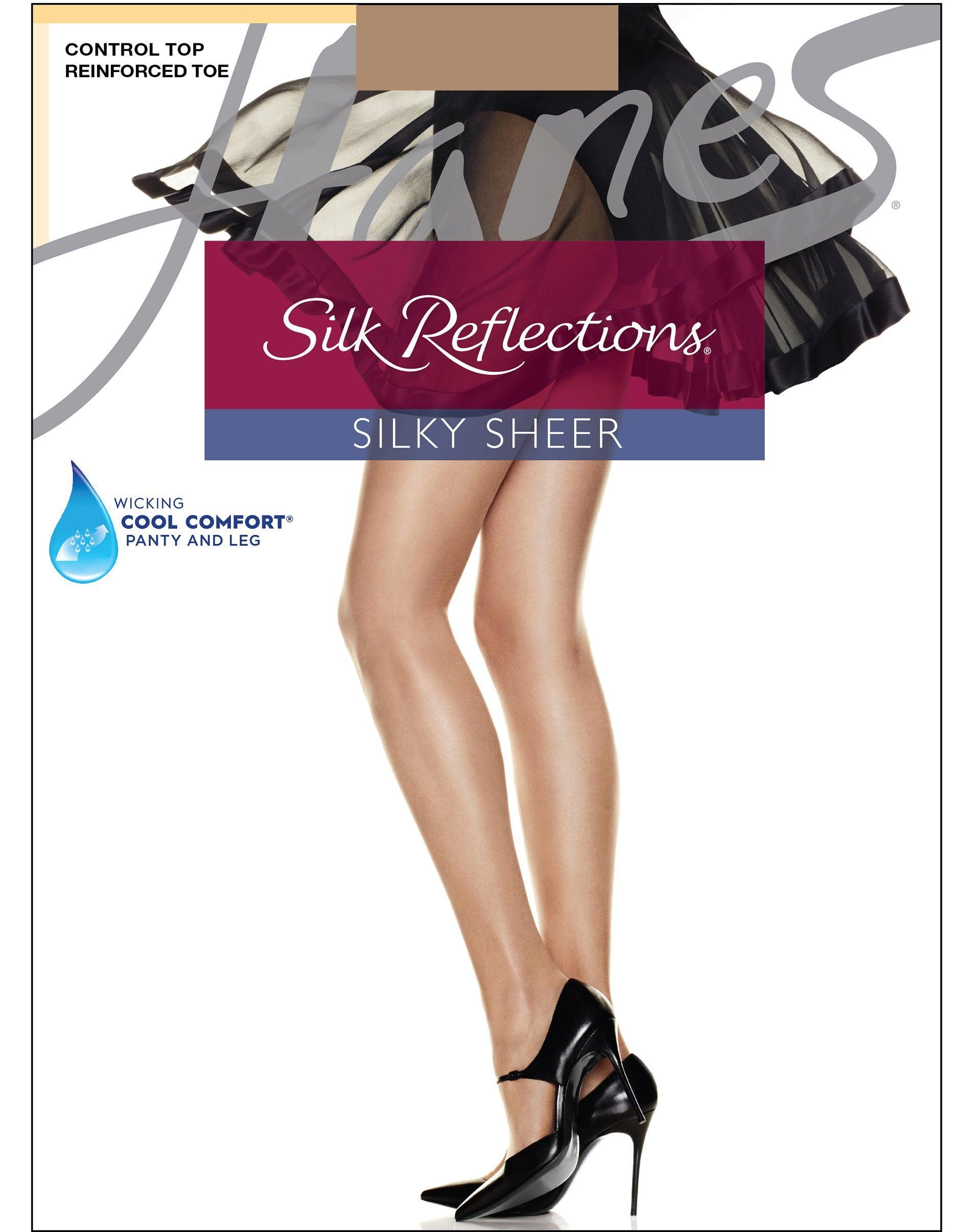 Hanes Silk Reflections Control Top Reinforced Product Image