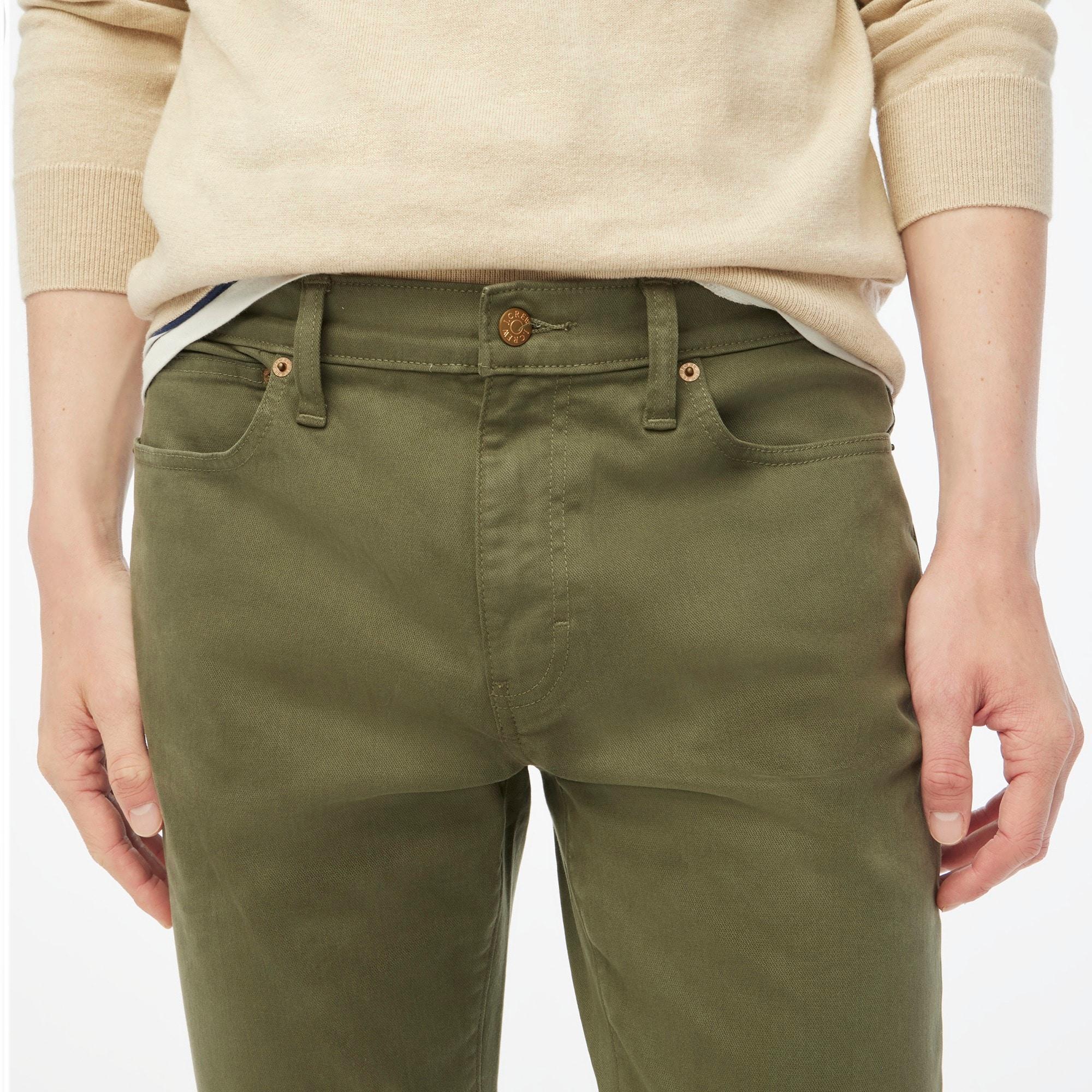 Slim-fit garment-dyed five-pocket pant Product Image