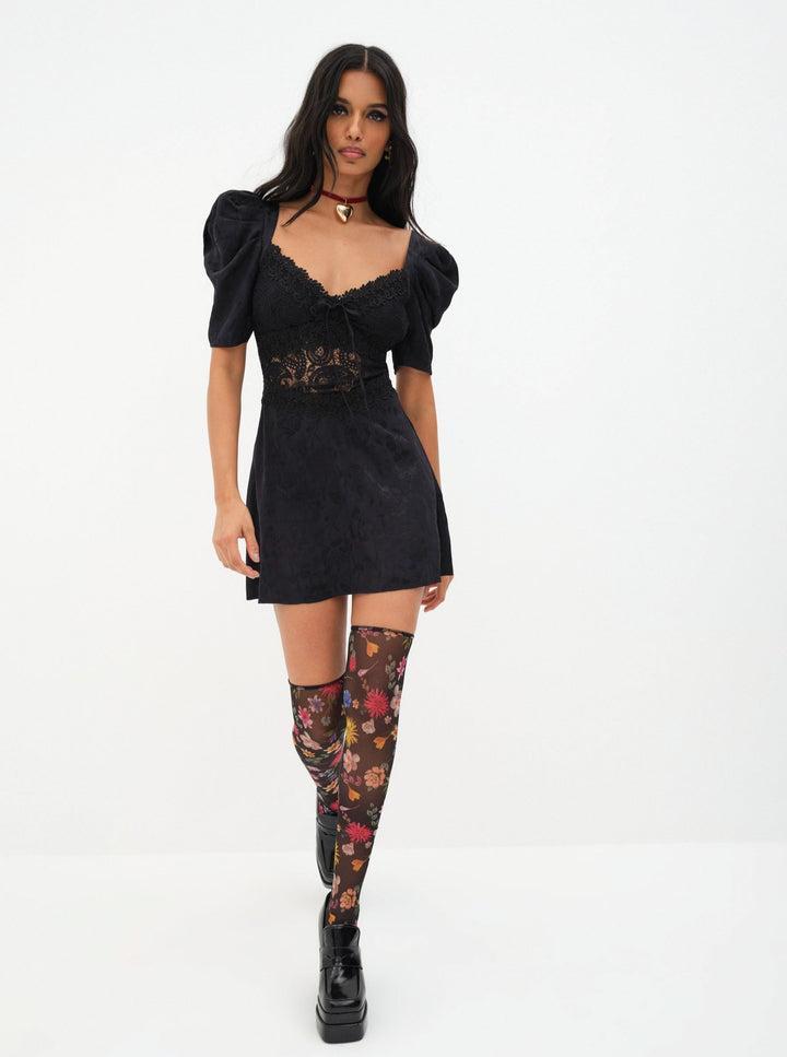 Danielle Mini Dress — Black Product Image