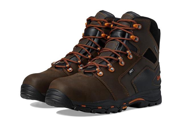 Danner Vicious NMT/MET/EH (Brown/Orange) Men's Boots Product Image