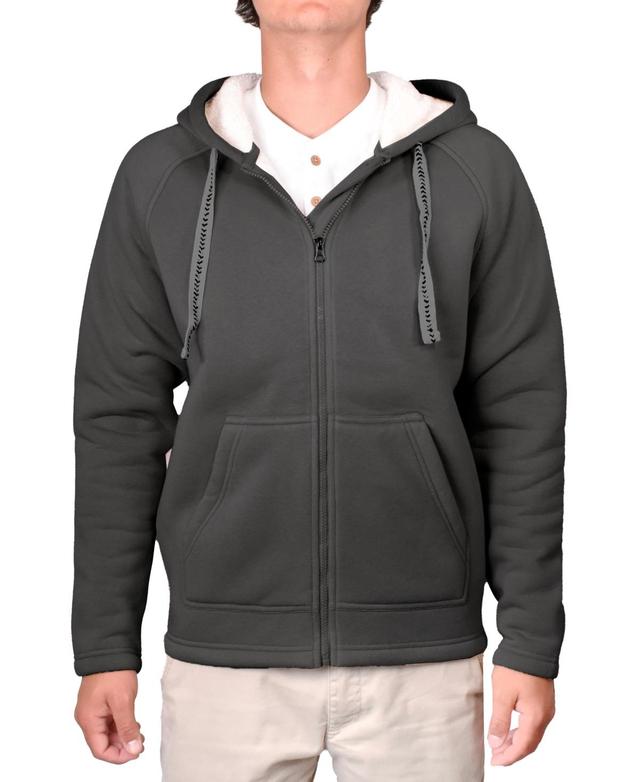 Vintage 1946 Mens Sherpa Bonded Reverse Fleece Hoodie Product Image