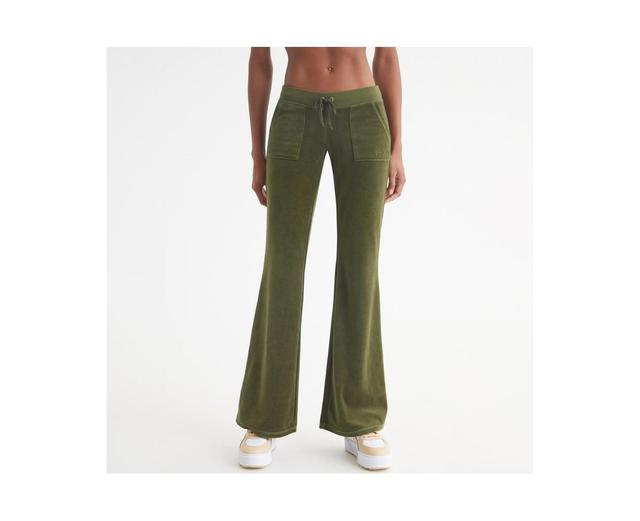 Juicy Couture Womens Heritage Low Rise Snap Pocket Track Pant Product Image