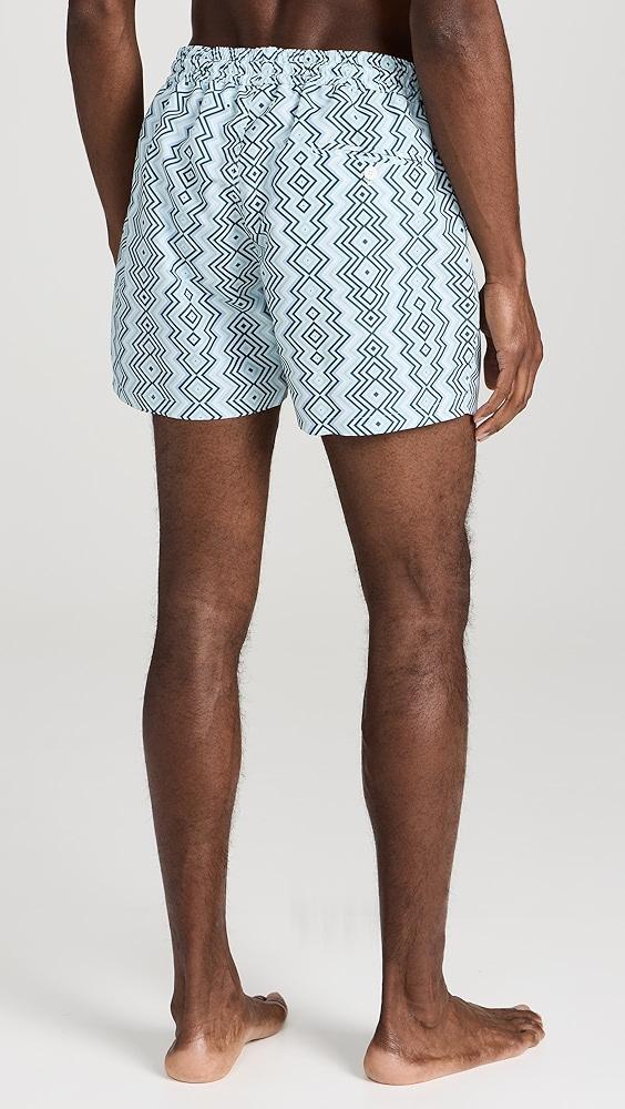 Frescobol Carioca Sport Angra Camada Print Swim Shorts | Shopbop Product Image