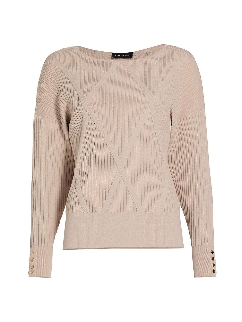 Womens The Melinda Rib-Knit Sweater Product Image