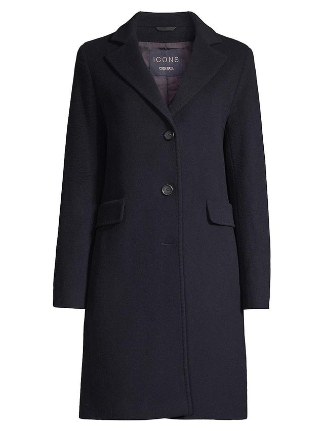 Womens Cashmere & Wool Coat Product Image