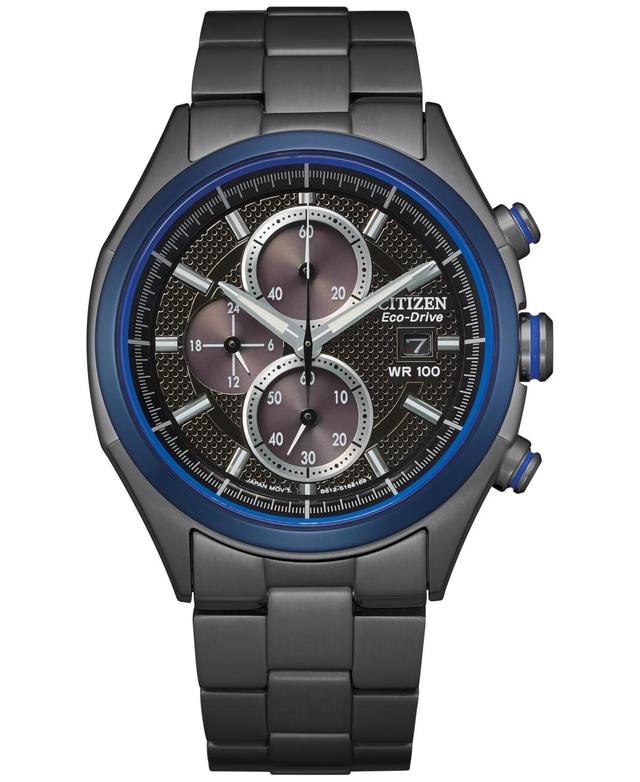 Citizen Eco-Drive Mens Black Dial Chronograph Watch Product Image