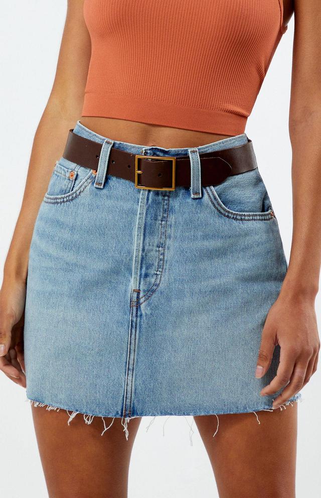 Levis Womens Iconic Mini Skirt - Woven Minutes 30 Product Image