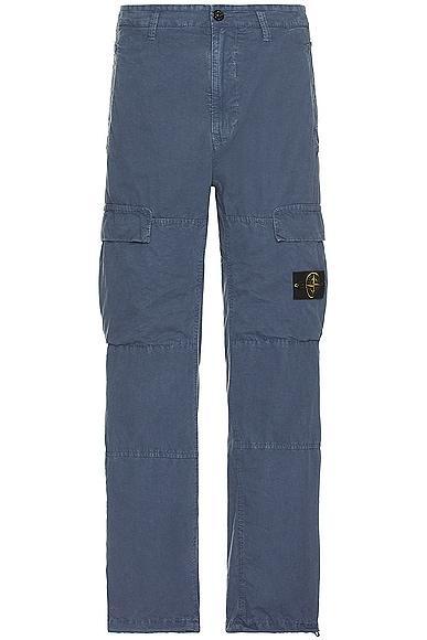 Stone Island Cargo Pants in Blue Product Image