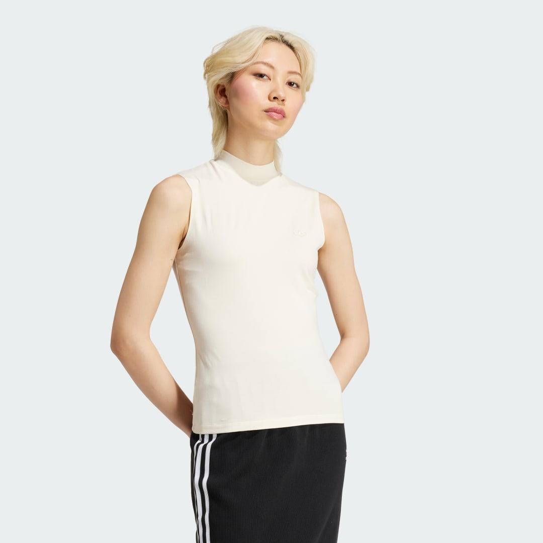 adidas Premium Essentials Baselayer Top Wonder White 2XS Womens Product Image