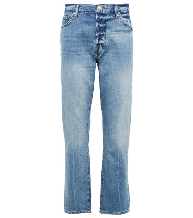 Le Slouch Low-rise Straight-leg Jeans In Blue Product Image