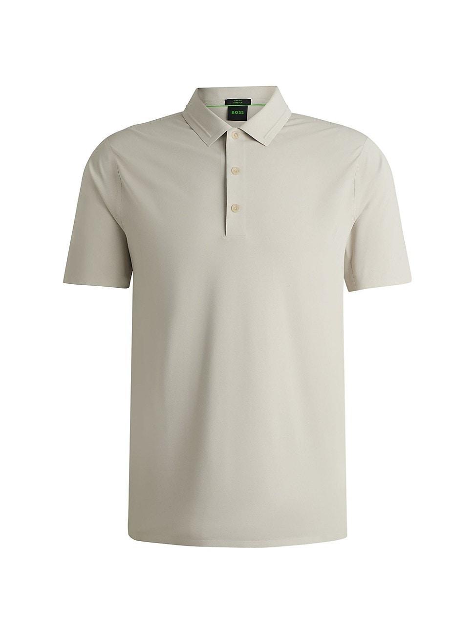 Mens BOSS x Matteo Berrettini Slim Fit Polo Shirt with UV Protection Product Image